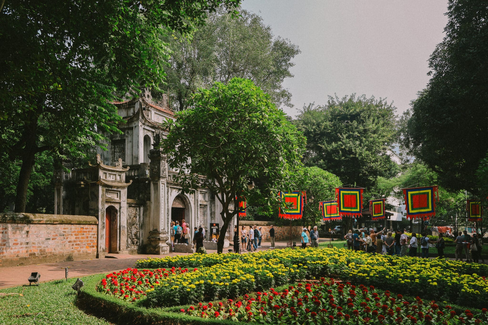 Temple of Literature in Hanoi, a must-see for things to do in Hanoi.