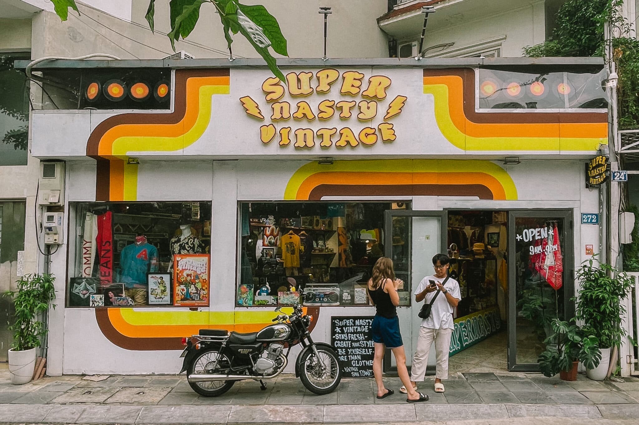 Super Nasty Vintage shop in Hanoi. A cool thing to do in Hanoi!