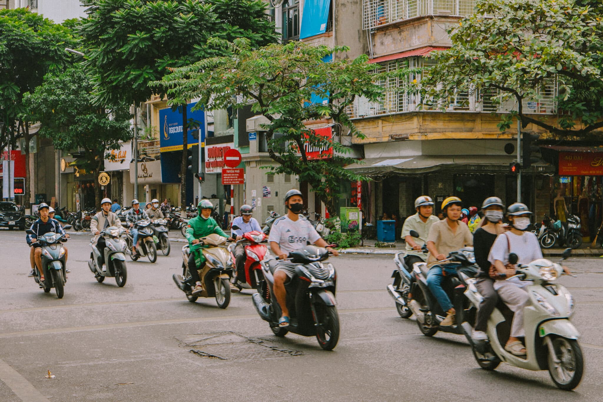 Motorbikes in Hanoi, Vietnam. Discover hidden gems and unique things to do in Hanoi.