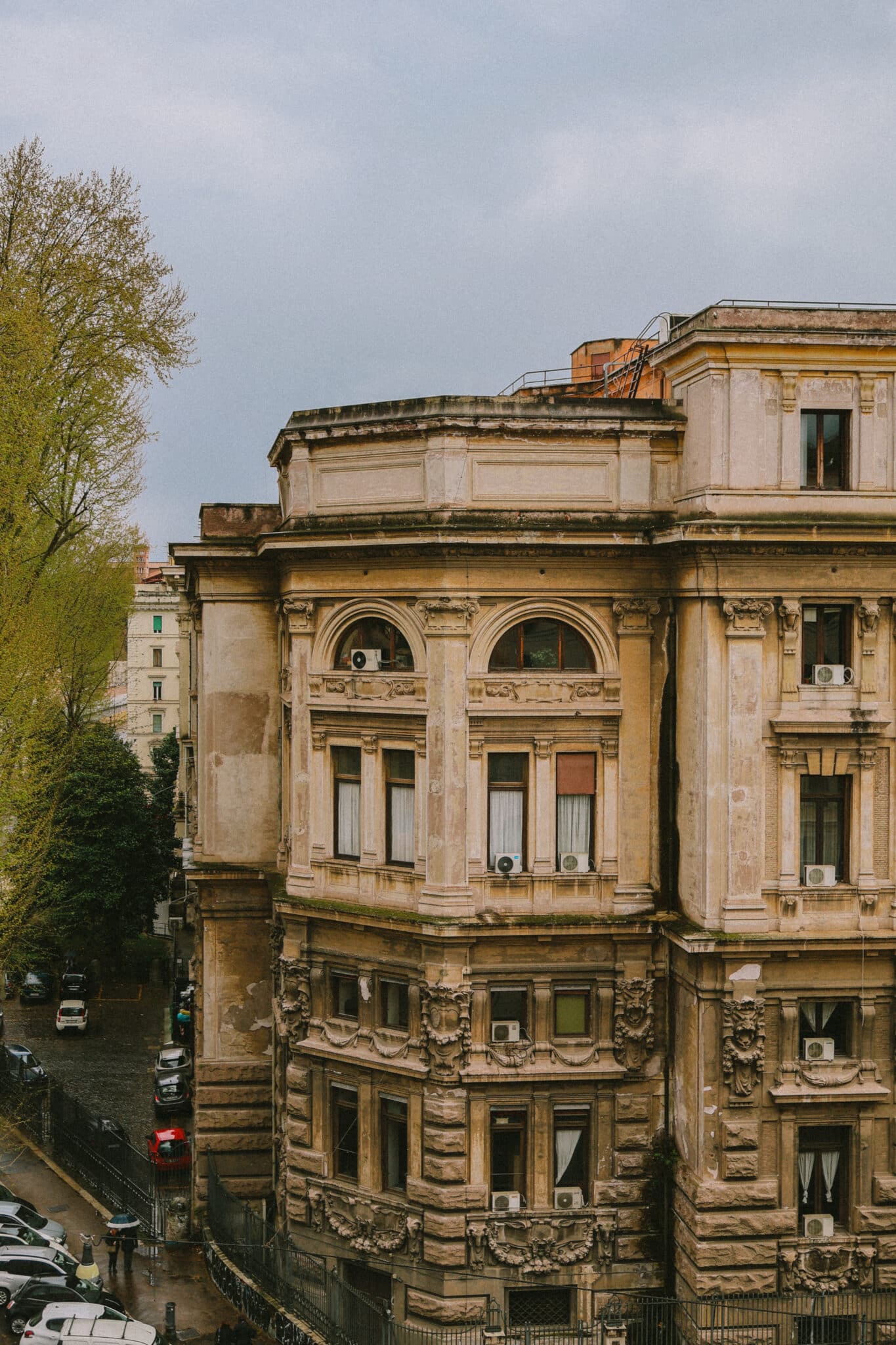 Ornate building in Rome, captured during a Jet2CityBreak to Rome. Architecture detail.